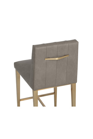 Modern European furniture - Contemporary Metal Frame Counter Stool - www.oroa.com