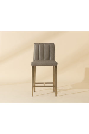 Modern European furniture - Contemporary Metal Frame Counter Stool - www.oroa.com