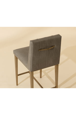 Modern European furniture - Contemporary Metal Frame Counter Stool - www.oroa.com