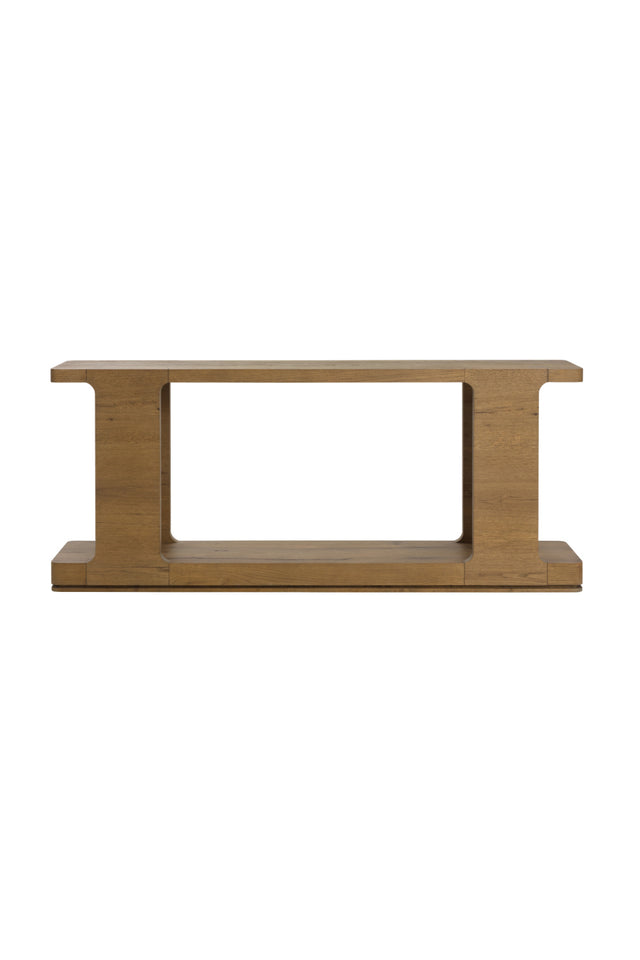 Modern European furniture - Textured Wood Console Table - www.oroa.com