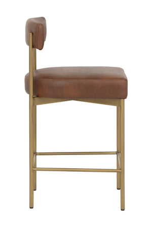 Modern European furniture - Low Back Fabric Counter Stool - www.oroa.com