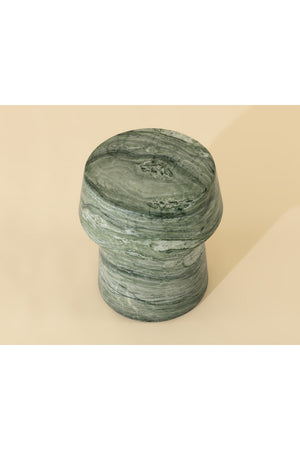 Modern European furniture - Marble Look Indoor/Outdoor End Table - www.oroa.com