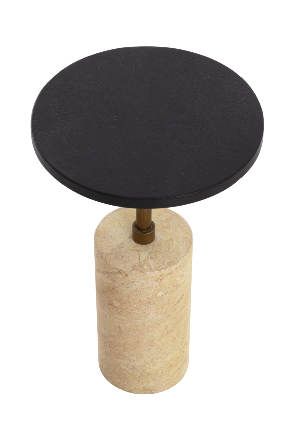   Modern European furniture - Black Pitted Concrete Indoor/Outdoor End Table - www.oroa.com | Oroa.com