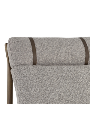   Modern European furniture - Gray Boucle Lounge Chair - www.oroa.com | Oroa.com