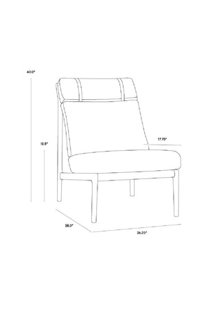   Modern European furniture - Gray Boucle Lounge Chair - www.oroa.com | Oroa.com
