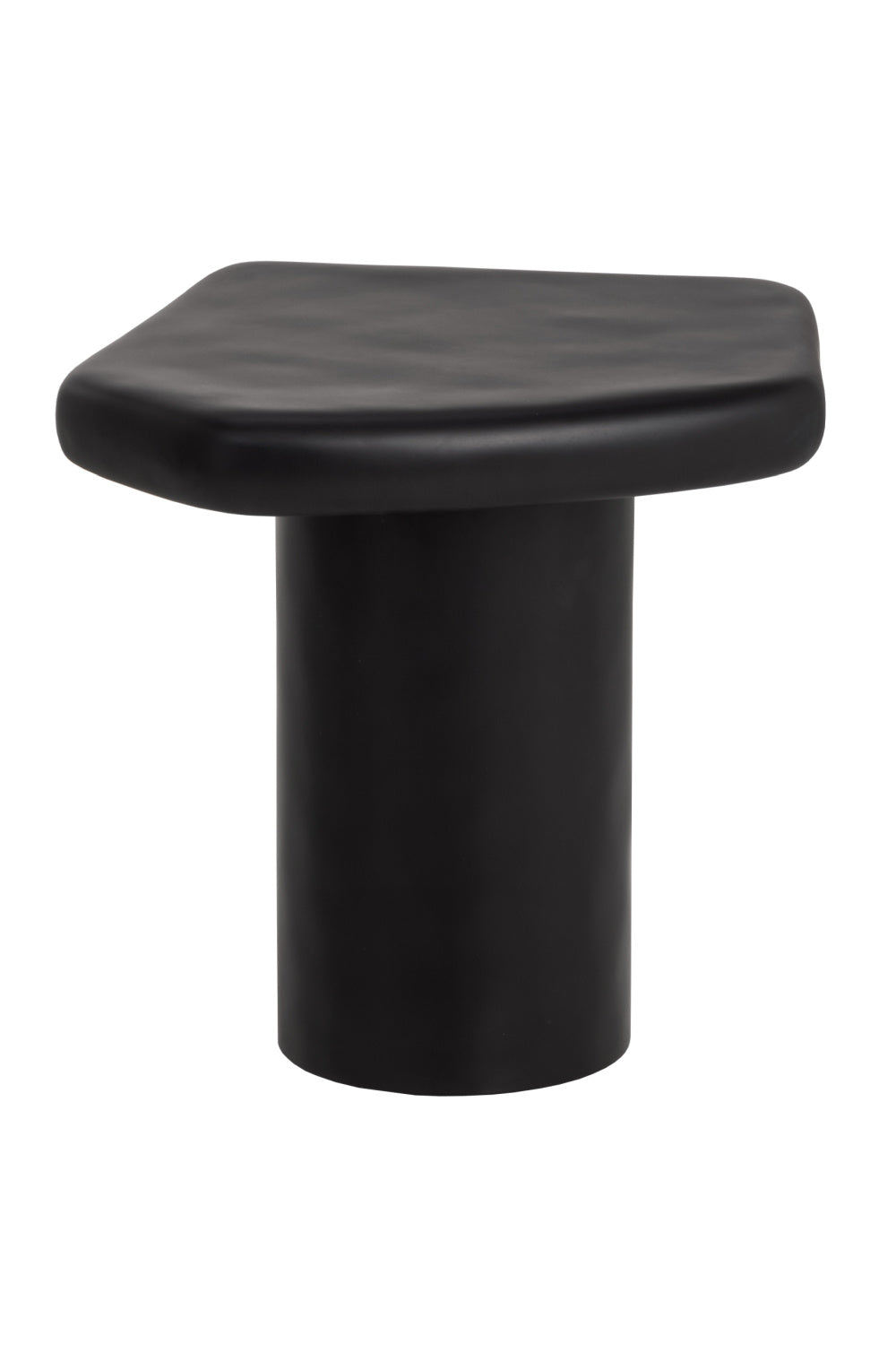 Black Organic-Shaped Indoor/Outdoor End Table | Splendido Detti | Oroa.com