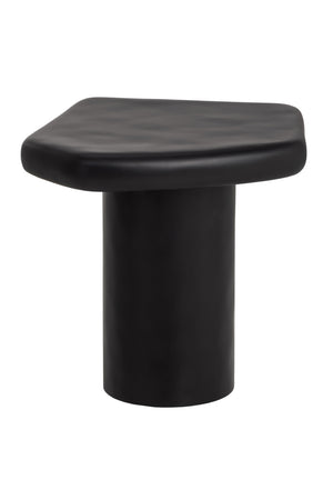 Black Organic-Shaped Indoor/Outdoor End Table | Splendido Detti | Oroa.com