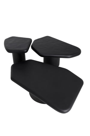 Black Organic-Shaped Indoor/Outdoor End Table | Splendido Detti | Oroa.com