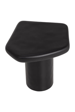 Black Organic-Shaped Indoor/Outdoor End Table | Splendido Detti | Oroa.com