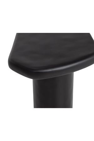 Black Organic-Shaped Indoor/Outdoor End Table | Splendido Detti | Oroa.com