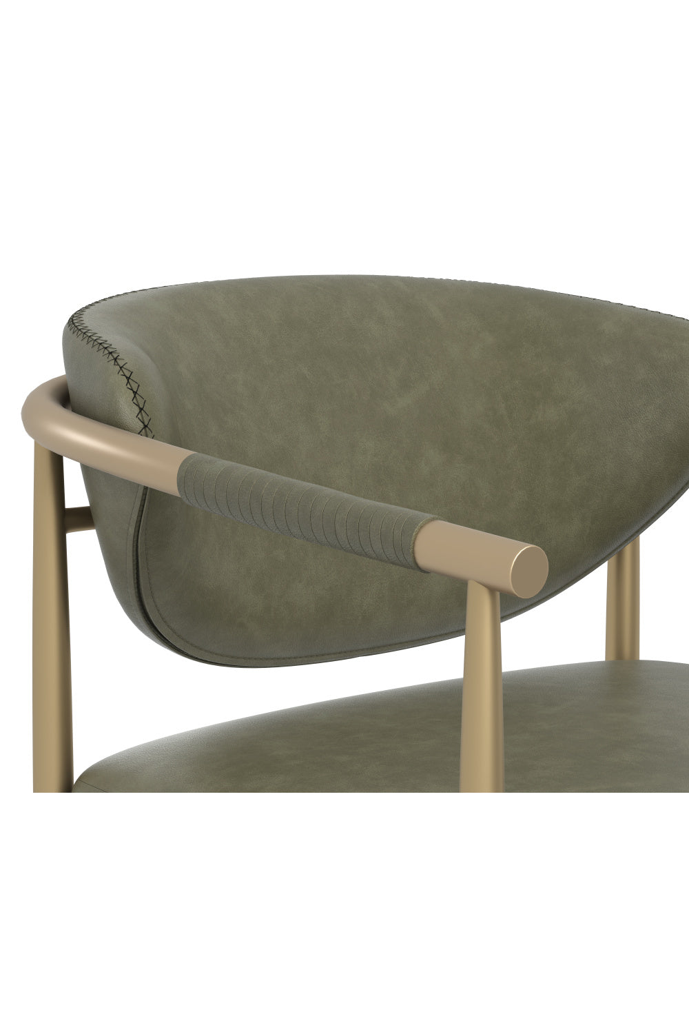 Modern European furniture - Leather Look Rope Dining Chair - www.oroa.com