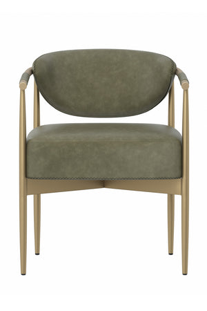 Modern European furniture - Leather Look Rope Dining Chair - www.oroa.com