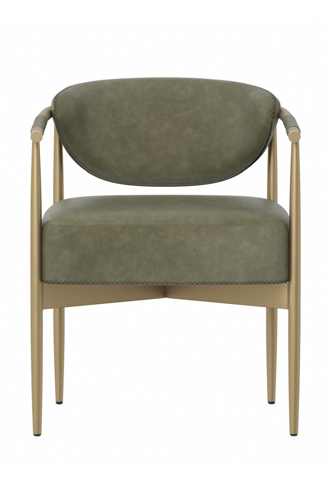 Modern European furniture - Leather Look Rope Dining Chair - www.oroa.com