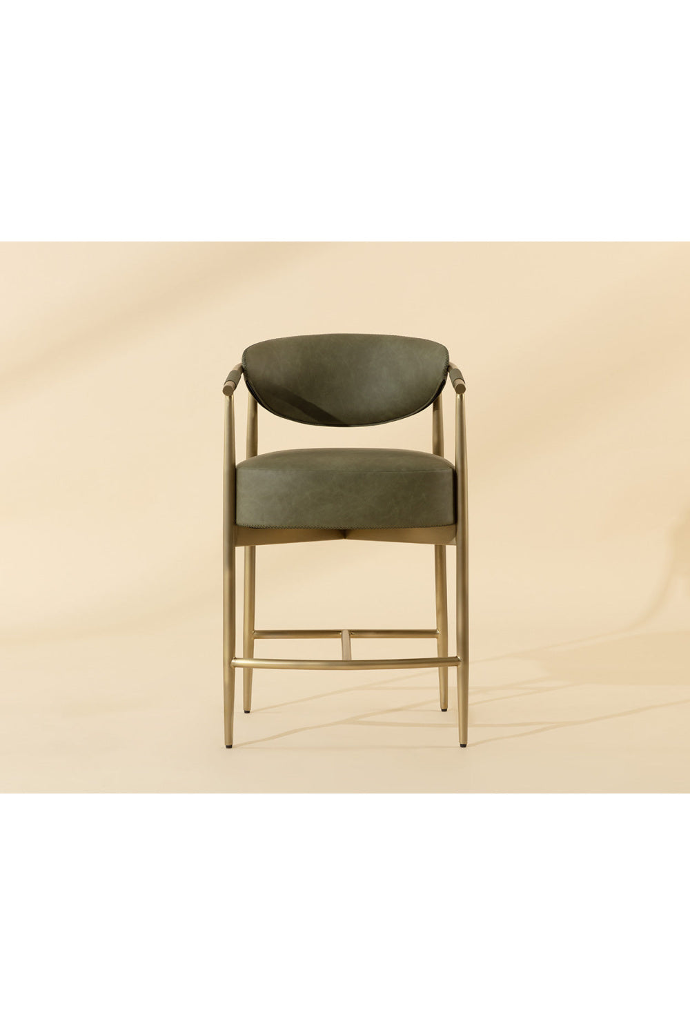 Modern European furniture - Curved Back Counter Stool - www.oroa.com