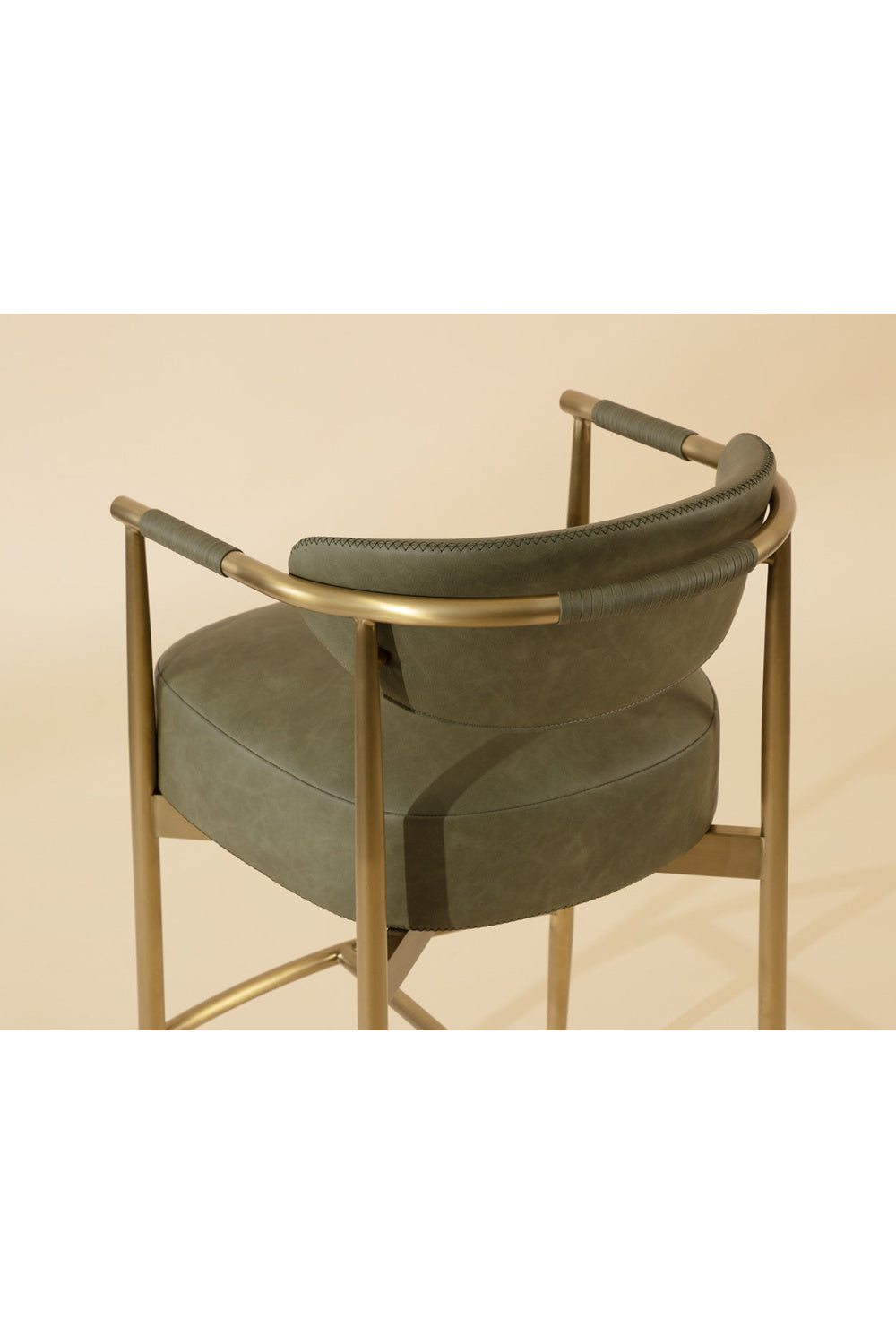 Modern European furniture - Curved Back Counter Stool - www.oroa.com