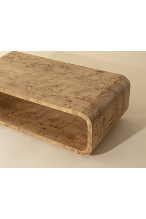 Burl Veneer Coffee Table | Splendido Rowena | Oroa.com