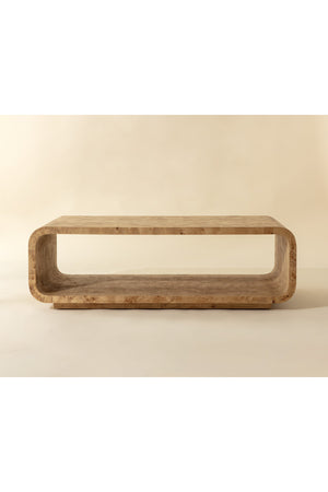 Burl Veneer Coffee Table | Splendido Rowena | Oroa.com