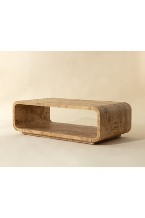 Burl Veneer Coffee Table | Splendido Rowena | Oroa.com