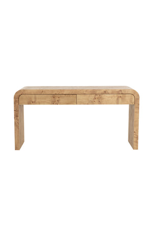 Burl Veneer Console Table | Splendido Rowena | Oroa.com