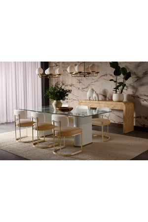 Burl Veneer Console Table | Splendido Rowena | Oroa.com