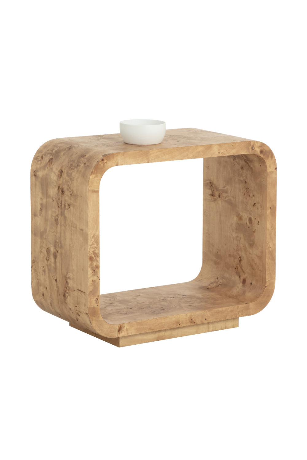 Burl Veneer End Table | Splendido Rowena | Oroa.com