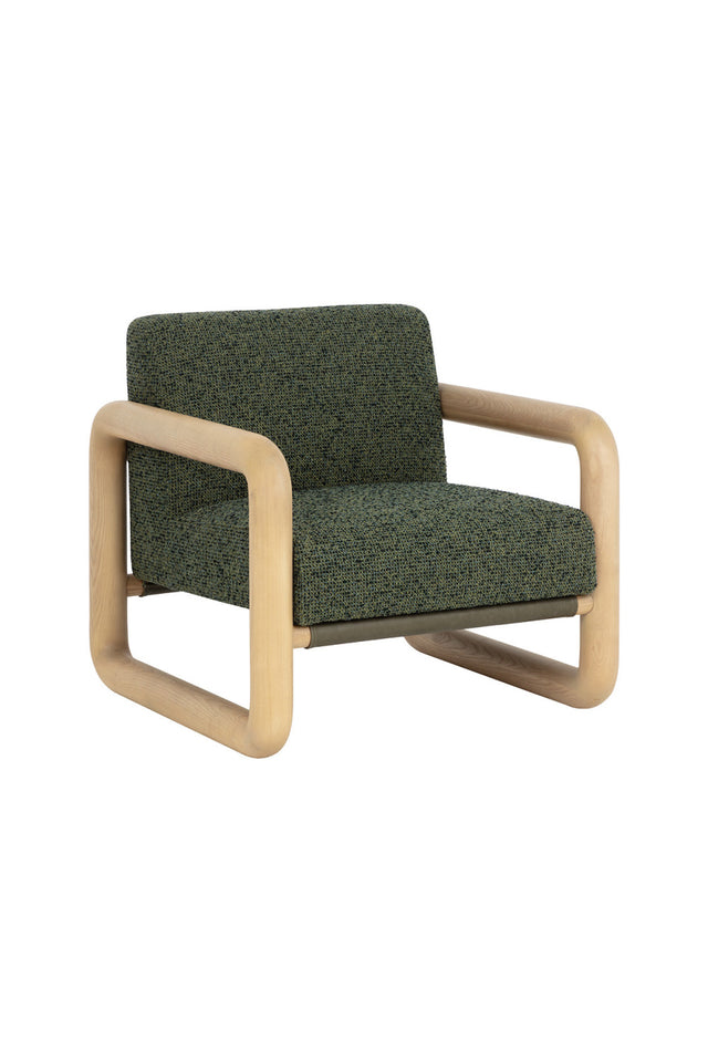 Modern European furniture - Green Textured Fabric Lounge Chair - www.oroa.com