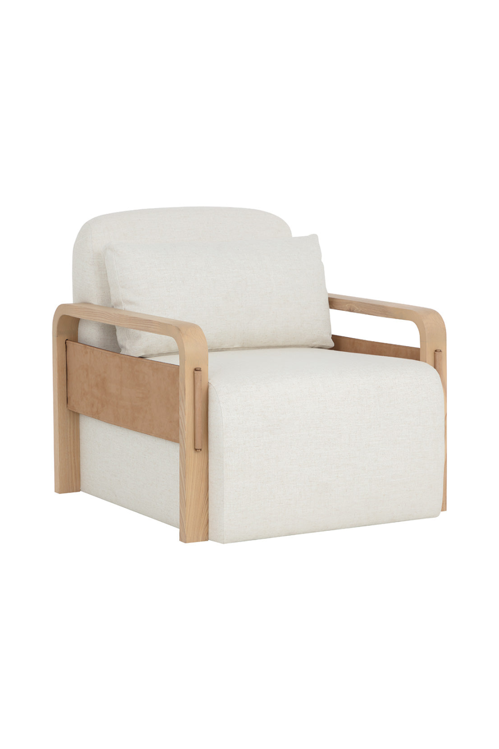 Modern European furniture - Ash-Framed Swivel Lounge Chair - www.oroa.com