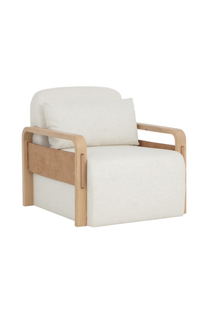 Modern European furniture - Ash-Framed Swivel Lounge Chair - www.oroa.com