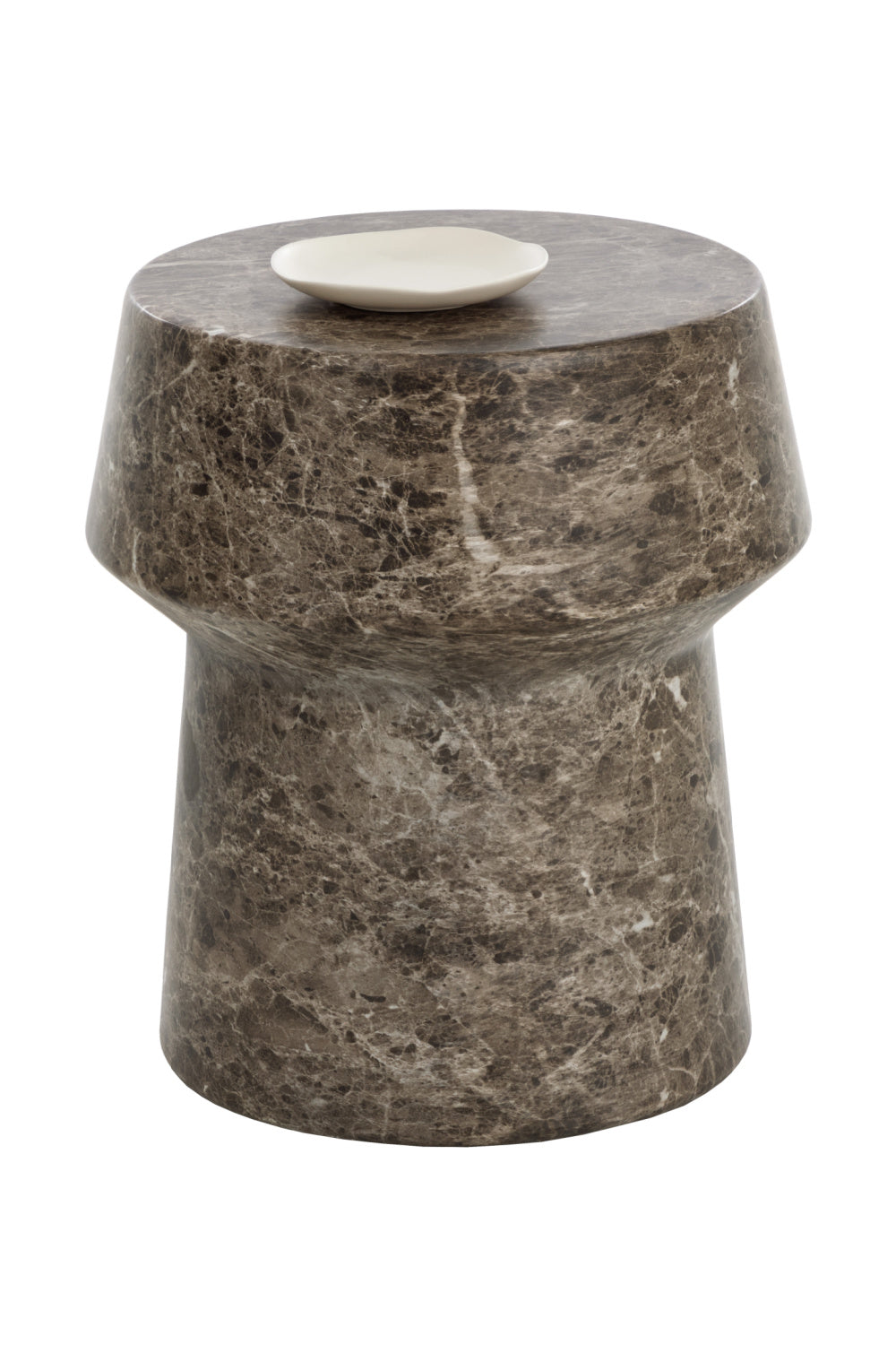 Modern European furniture - Marble Look Indoor/Outdoor End Table - www.oroa.com