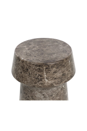 Modern European furniture - Marble Look Indoor/Outdoor End Table - www.oroa.com