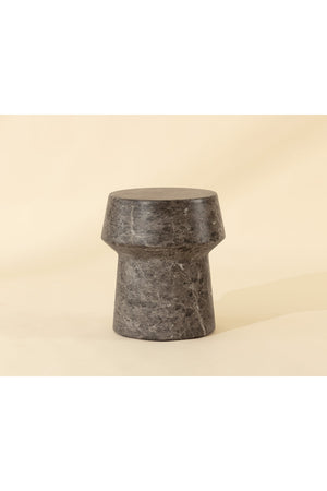 Modern European furniture - Marble Look Indoor/Outdoor End Table - www.oroa.com