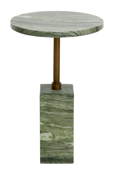 Modern European furniture - Marble-Look Indoor/Outdoor End Table - www.oroa.com