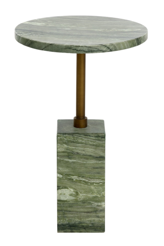 Modern European furniture - Marble-Look Indoor/Outdoor End Table - www.oroa.com