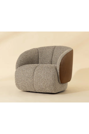 Boucle Swivel Lounge Chair | Splendido Camie | Oroa.com