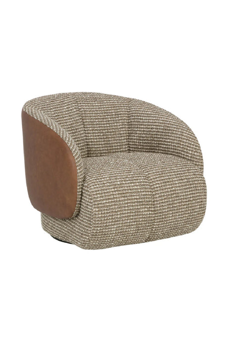 Boucle Swivel Lounge Chair | Splendido Camie | Oroa.com