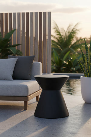 Modern European furniture - Concrete Indoor/Outdoor End Table - www.oroa.com