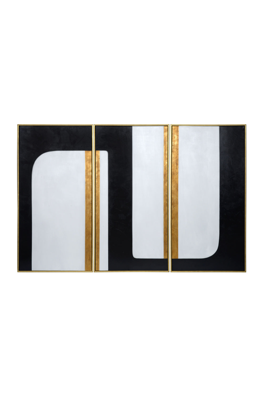 Modern European furniture - Refined Abstract Canvas Set (3) - www.oroa.com