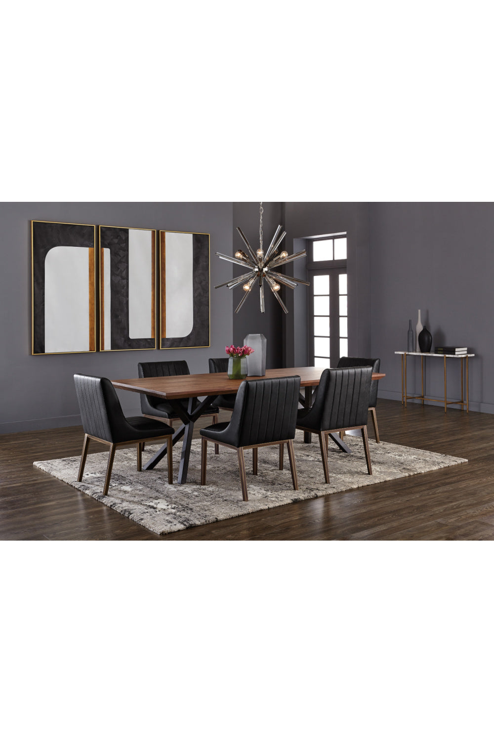 Modern European furniture - Refined Abstract Canvas Set (3) - www.oroa.com