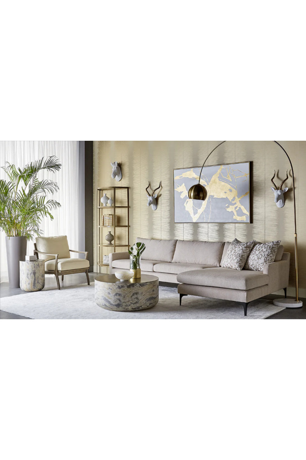 Modern European furniture - Abstract Linear Canvas Art - www.oroa.com