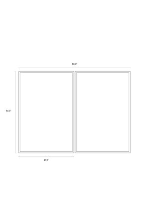 Modern European furniture - Modern Abstract Wall Art Set (2) - www.oroa.com