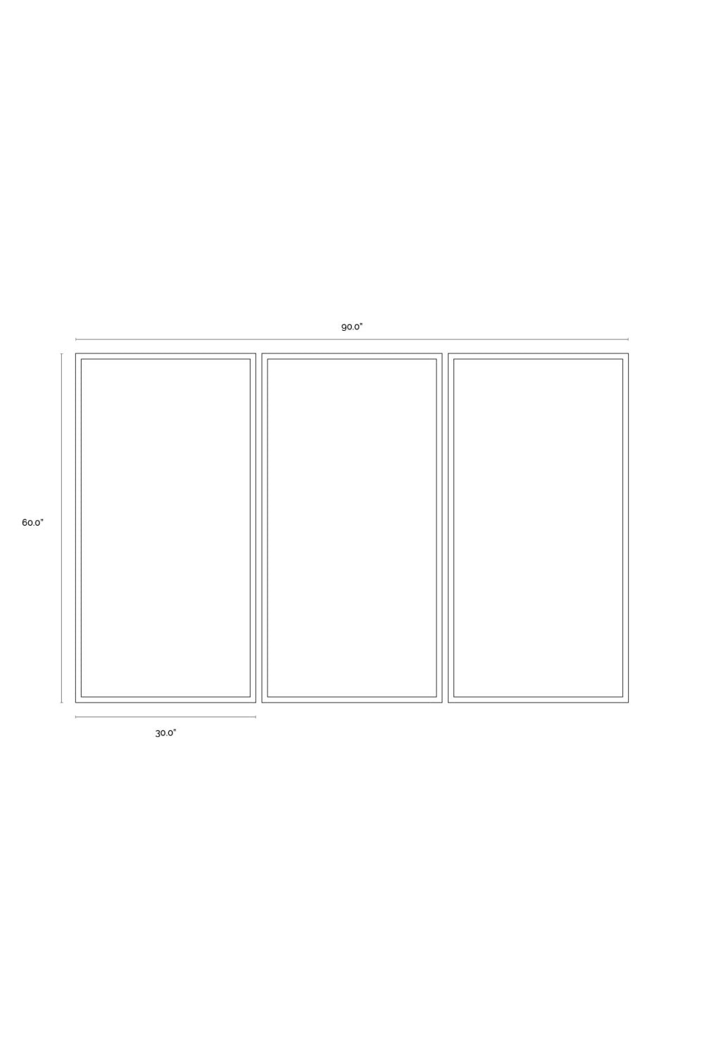 Modern European furniture - Contemporary Geometric Triptych Art Set (3) - www.oroa.com