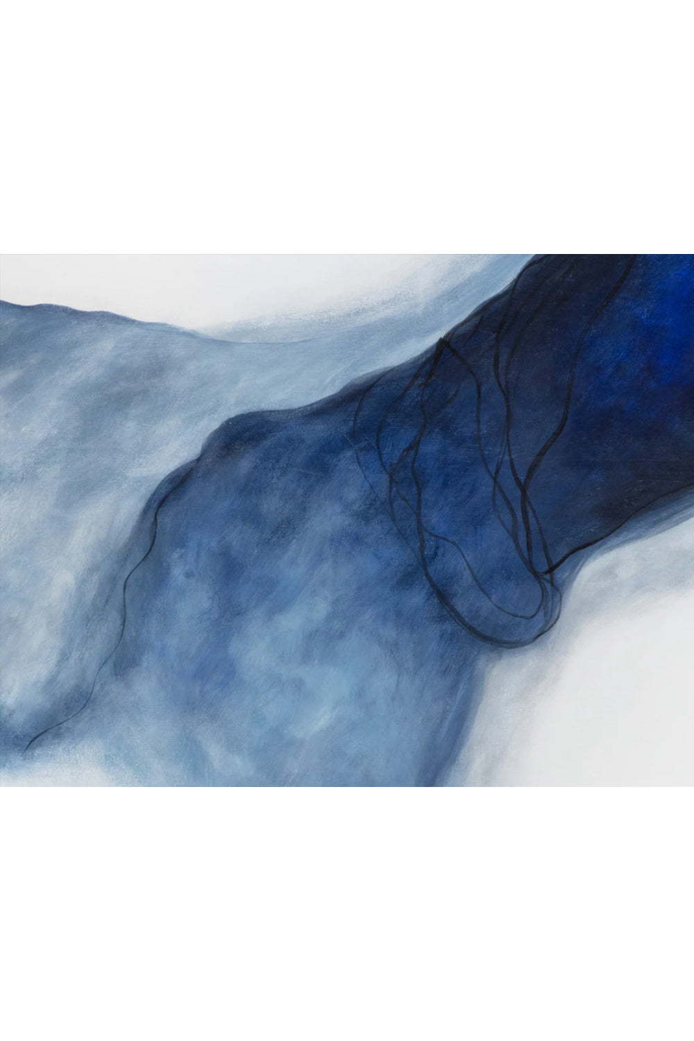   Modern European furniture - Blue Ombre Abstract Art - www.oroa.com | Oroa.com