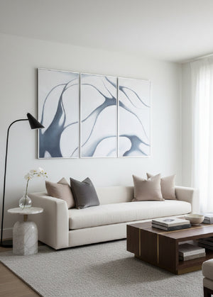 Modern European furniture - Triptych Abstract Wall Art Set (3) - www.oroa.com