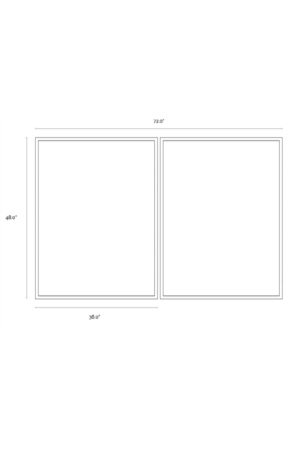 Modern European furniture - Diptych Scenic Wall Art Set (2) - www.oroa.com