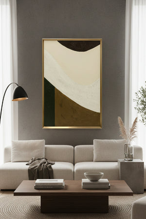 Modern European furniture - Earth-Toned Abstract Art - www.oroa.com