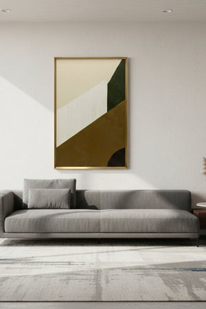 Modern European furniture - Earth-Toned Abstract Art - www.oroa.com