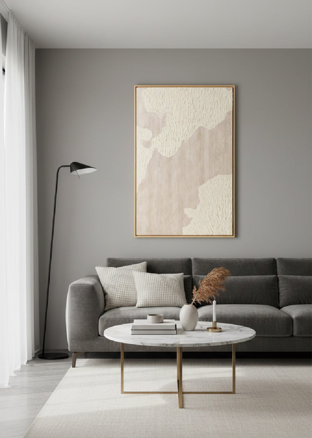 Modern European furniture - Refined Neutral Abstract Wall Art - www.oroa.com
