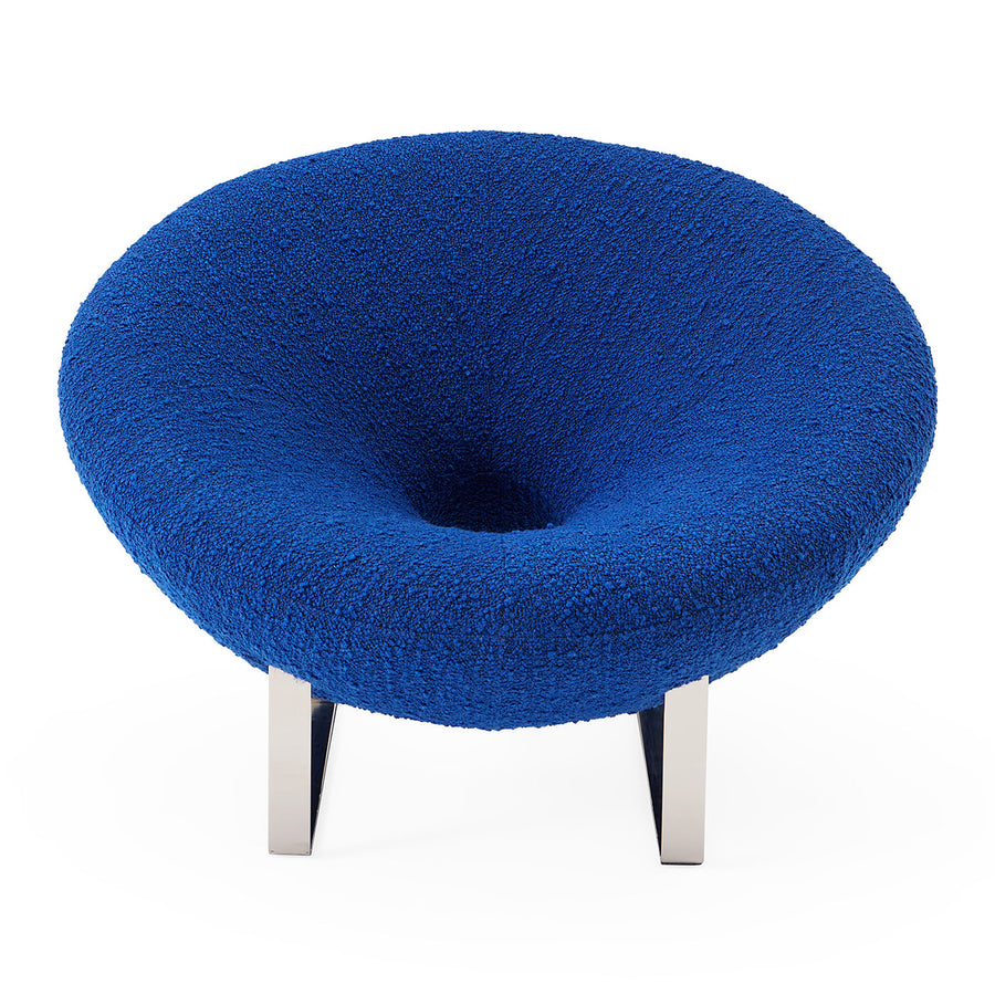 Round Bouclé Lounge Chair | Jonathan Adler Saturn | Oroa.com