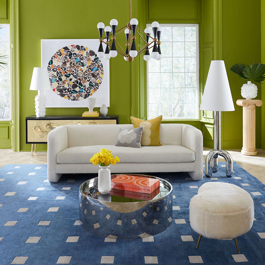 Hand-Coiled Reeds Pedestal | Jonathan Adler Riviera Capital | Oroa.com