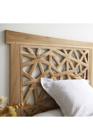 Solid Teak King Headboard 83" | Tikamoon Gentong | OROA TRADE